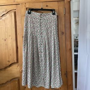 Multi-color floral skirt
